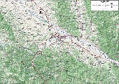 Topografska mapa Kraljeva